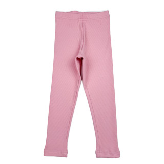 Legginsy prążek brudny róż