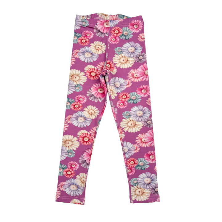 Legginsy margaretki róż