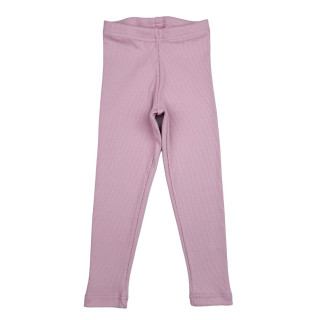 Legginsy prążek pudrowy róż