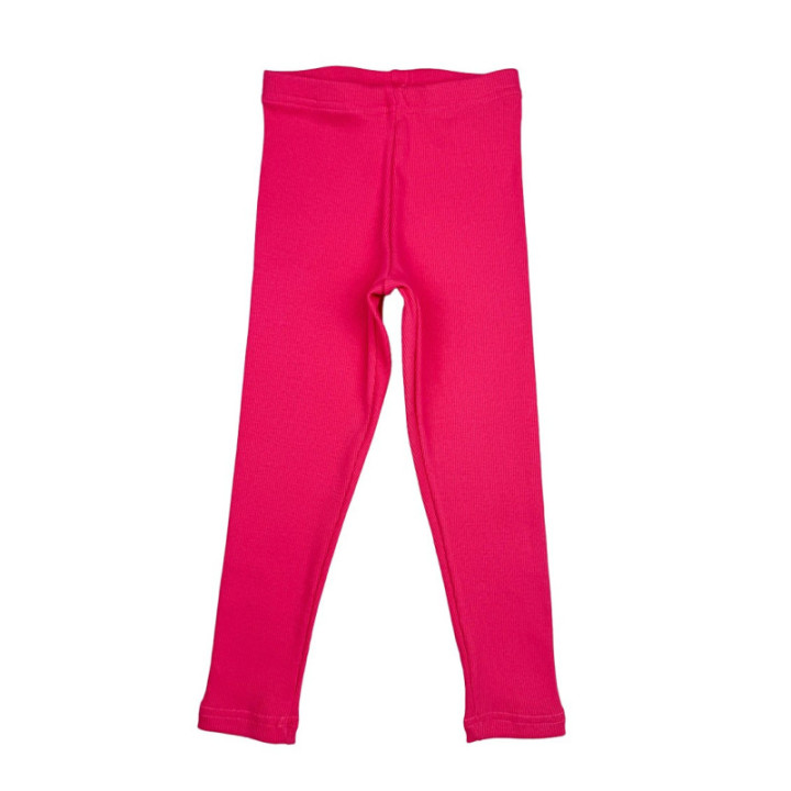 Legginsy prążek truskawka