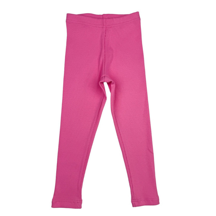 Legginsy prążek candy pink