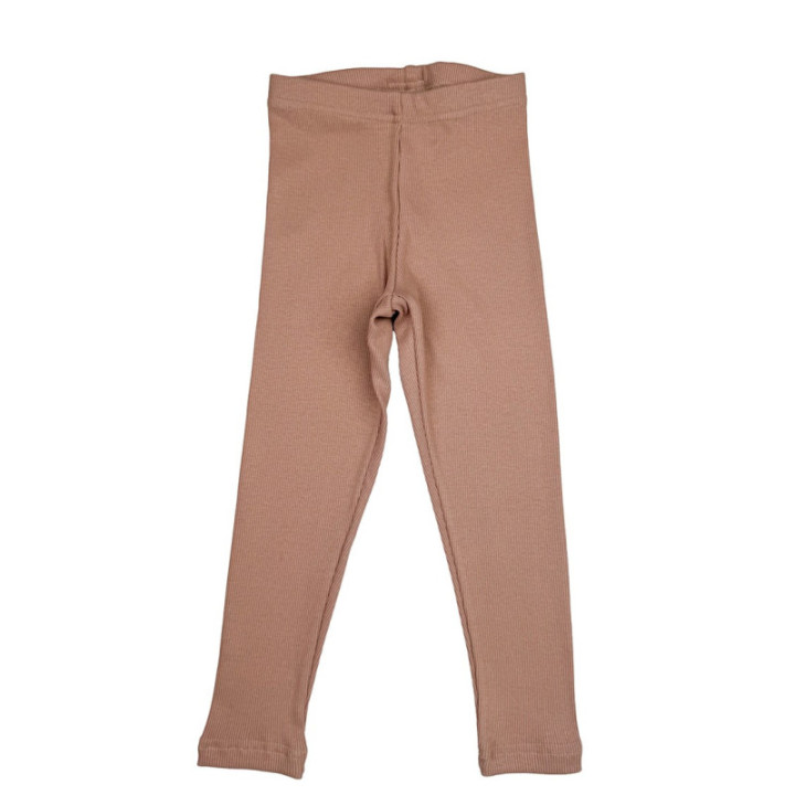 Legginsy prążek beż