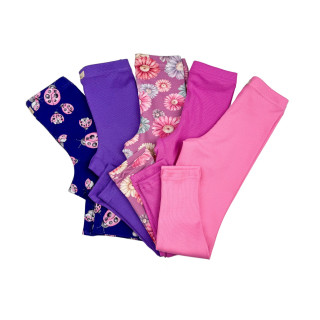 4+1 gratis Legginsy MIX print i prążek