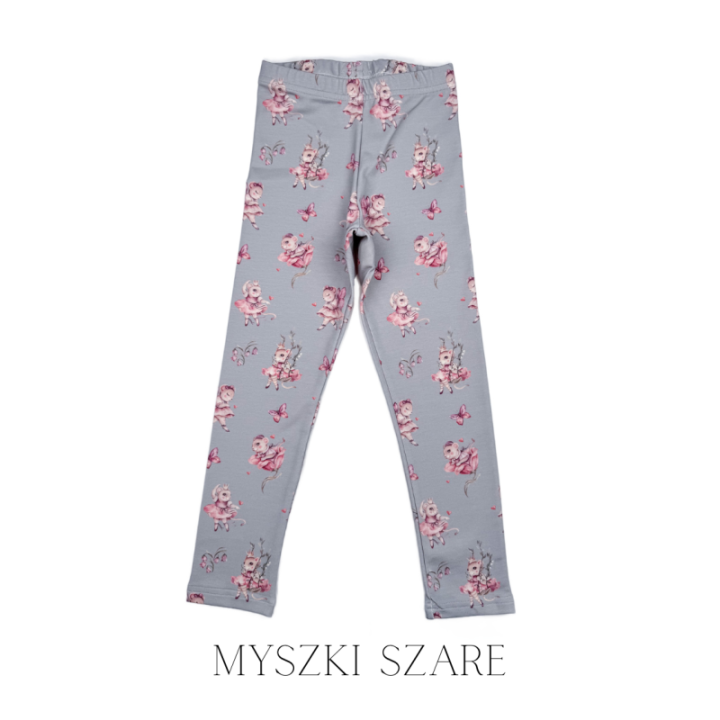 4+1 gratis Legginsy MIX print i prążek