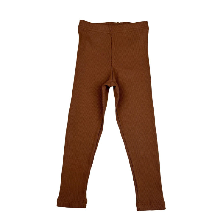 Legginsy prążek nugat