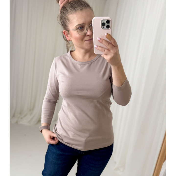 RENI bluzka damska latte