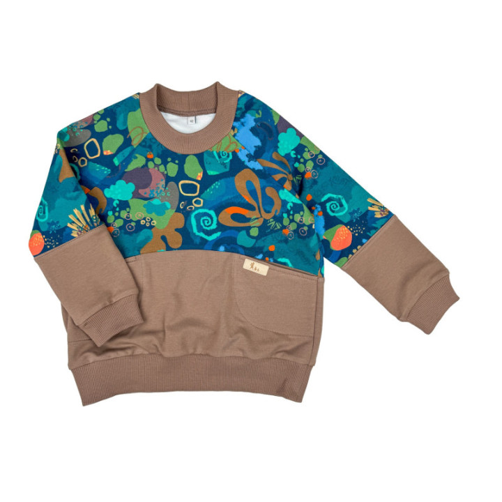 Bluza  Nevada oceanika&mokka