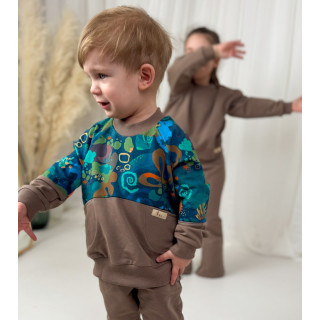 Bluza  Nevada oceanika&mokka