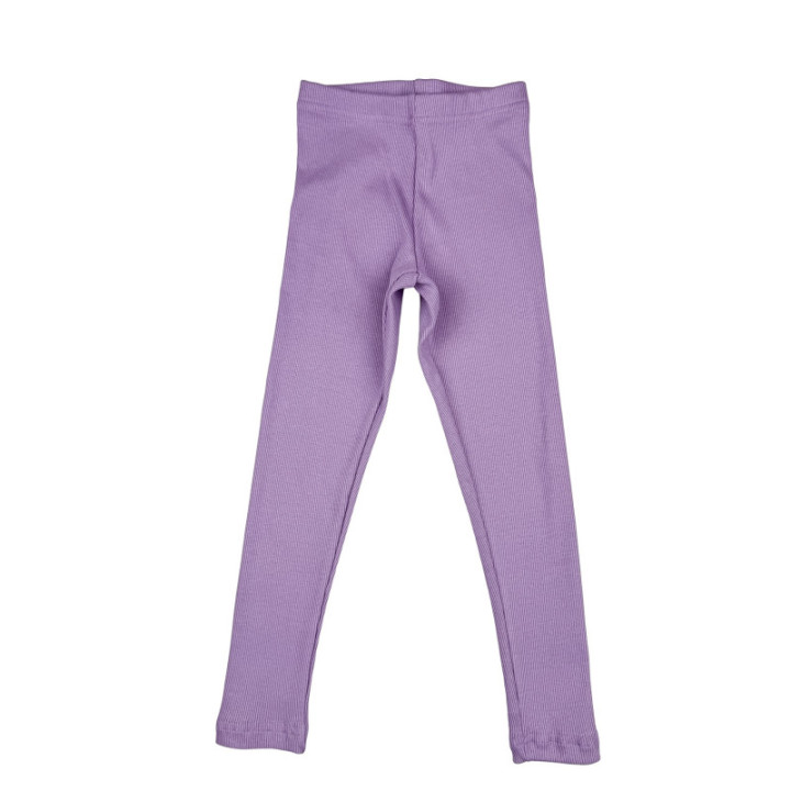 Legginsy prążek ametyst