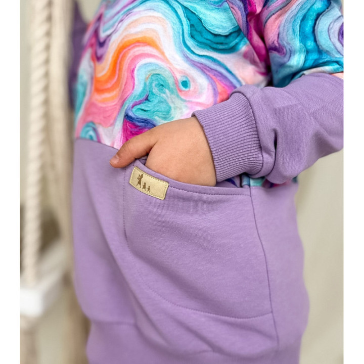 Bluza  Nevada filc & ametyst