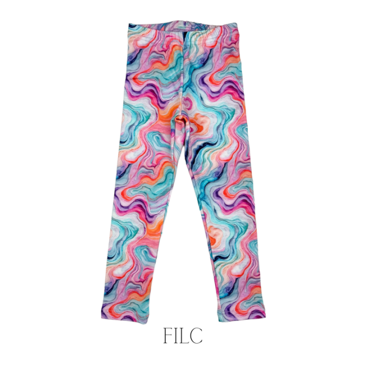 4+1 gratis Legginsy MIX print i prążek