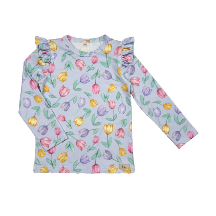 Bluzka Maja jersey tulipany