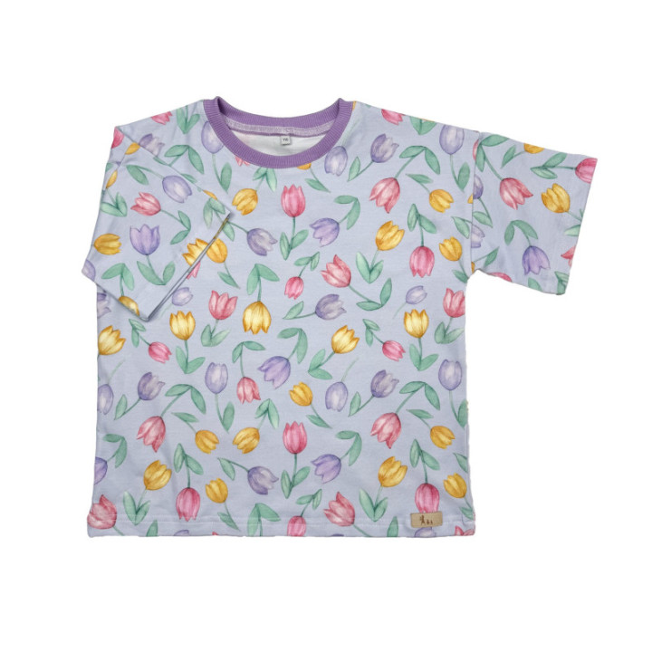 Mona jersey tulipany