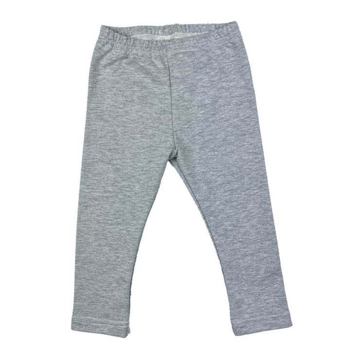 Legginsy popiel - dzianina dresowa