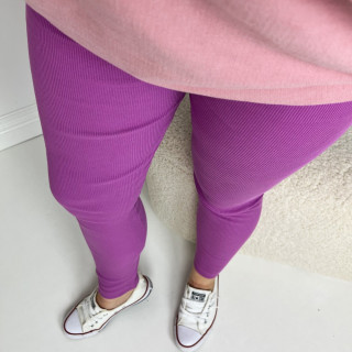 Legginsy damskie prążek irys