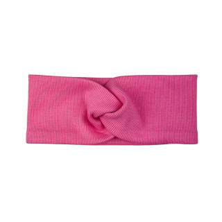 Opaska przeplatana prążek candy pink